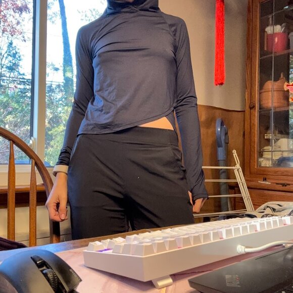 Athleta Sunlover UPF Criss Cross Hoodie Size XS Breathable Lightweight - Picture 7 of 7